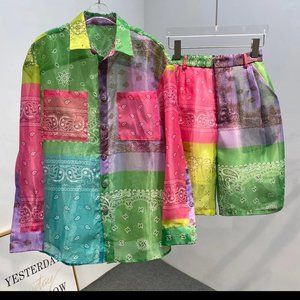 Color Me Paisley Two Piece Set